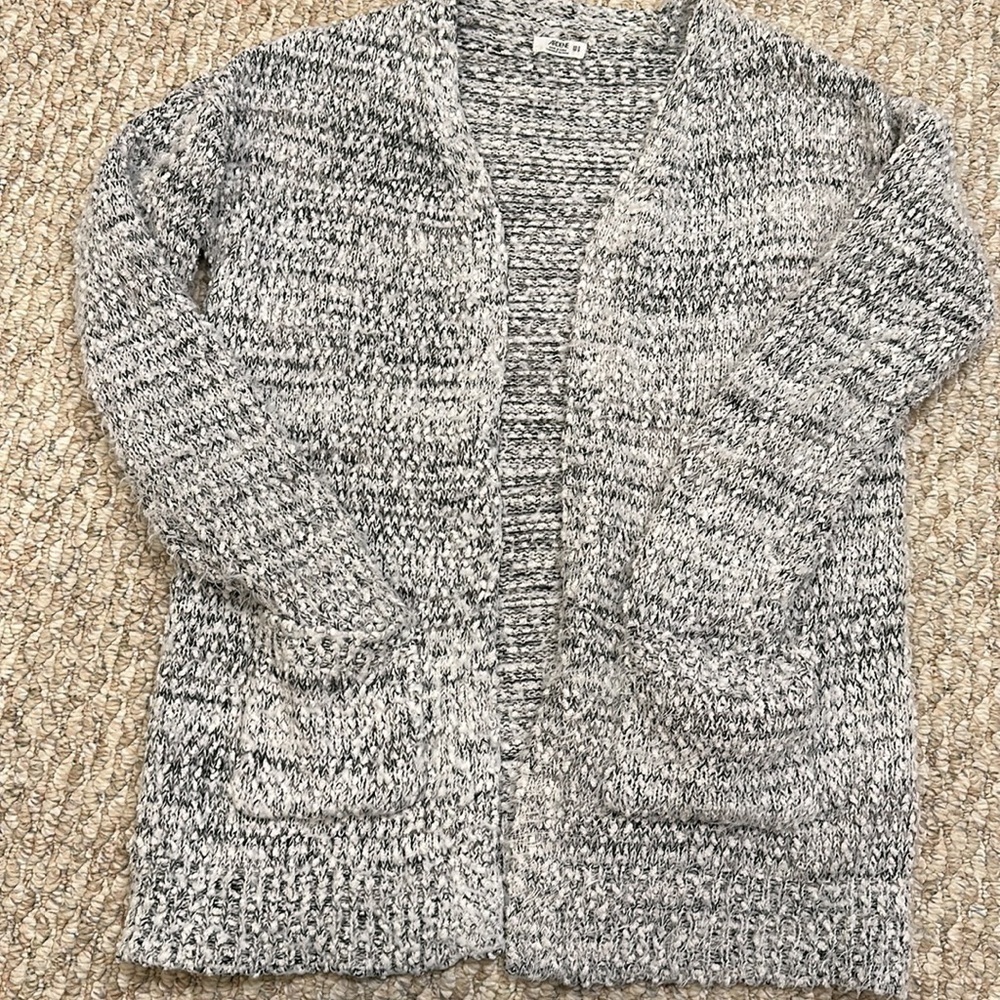 🔥Ardene 🌸 Knit cardigan  sweater black and white  Size xs